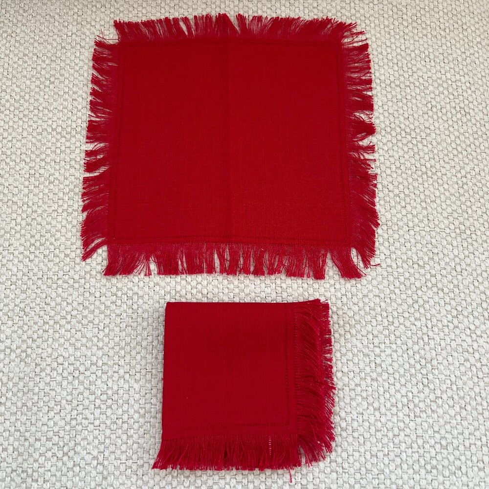 Vintage cocktail napkins